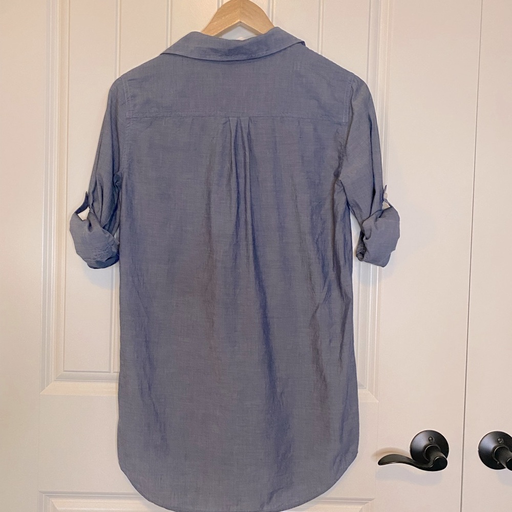 J Crew Chambray Tunic - Size XS - Picture 3 of 3